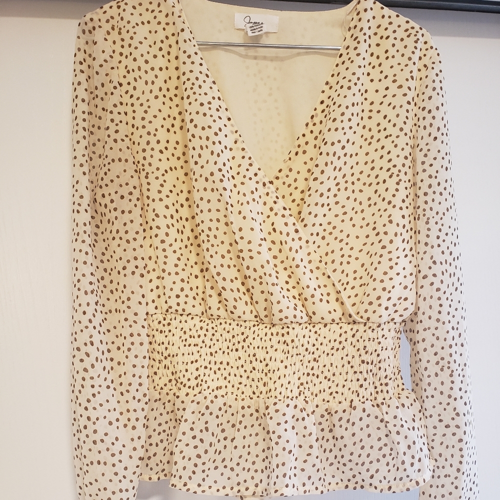 Japna peplum blouse XS